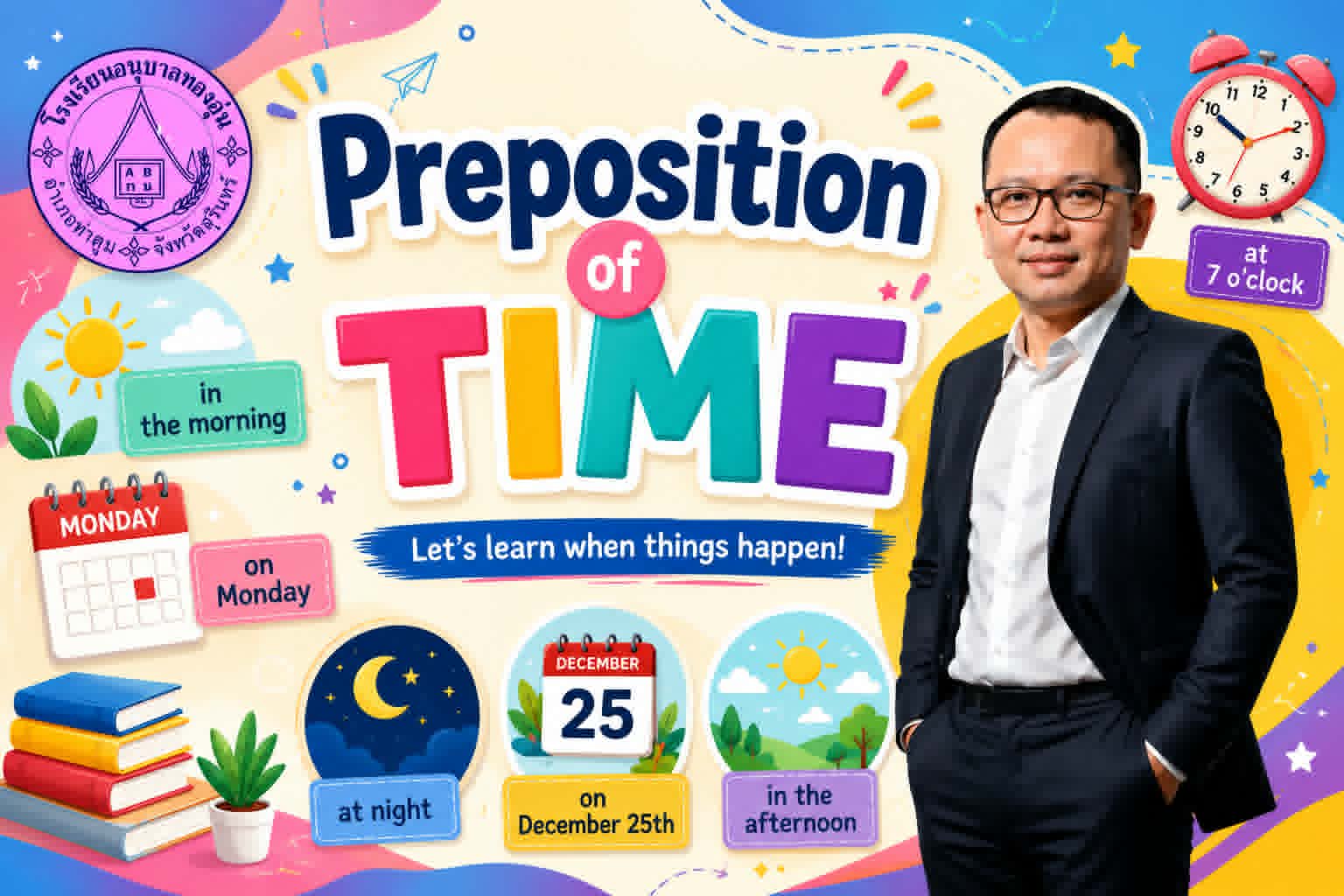 Preposition of time cover photo – Louie Jfy