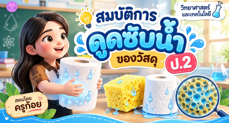 สมบัติการดูดซับน้ำของวัสดุ